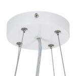 kelvo® BARCHETTA KLV-101-0267 Κρεμαστό Φωτιστικό Οροφής LED 72W 7200lm 120° AC 220-240V IP20 Ρυθμιζόμενο Λευκό CCT με Χειριστήριο από 2700K έως 6000K Dimmable – Lumileds SMD Chip – Λευκό & Σαμπανιζέ Χρυσό Ματ – Μ48 x Π48 x Υ8.2cm – 3 Χρόνια Εγγύηση
