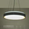 kelvo® BARCHETTA KLV-101-0267 Κρεμαστό Φωτιστικό Οροφής LED 72W 7200lm 120° AC 220-240V IP20 Ρυθμιζόμενο Λευκό CCT με Χειριστήριο από 2700K έως 6000K Dimmable – Lumileds SMD Chip – Λευκό & Σαμπανιζέ Χρυσό Ματ – Μ48 x Π48 x Υ8.2cm – 3 Χρόνια Εγγύηση