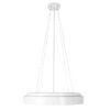 kelvo® BARCHETTA KLV-101-0267 Κρεμαστό Φωτιστικό Οροφής LED 72W 7200lm 120° AC 220-240V IP20 Ρυθμιζόμενο Λευκό CCT με Χειριστήριο από 2700K έως 6000K Dimmable – Lumileds SMD Chip – Λευκό & Σαμπανιζέ Χρυσό Ματ – Μ48 x Π48 x Υ8.2cm – 3 Χρόνια Εγγύηση