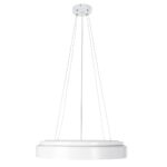 kelvo® BARCHETTA KLV-101-0267 Κρεμαστό Φωτιστικό Οροφής LED 72W 7200lm 120° AC 220-240V IP20 Ρυθμιζόμενο Λευκό CCT με Χειριστήριο από 2700K έως 6000K Dimmable – Lumileds SMD Chip – Λευκό & Σαμπανιζέ Χρυσό Ματ – Μ48 x Π48 x Υ8.2cm – 3 Χρόνια Εγγύηση