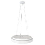 kelvo® BARCHETTA KLV-101-0267-V2 Φωτιστικό Οροφής LED 72W 7200lm 120° AC 220-240V IP20 Ρυθμιζόμενο Λευκό CCT με Χειριστήριο από 2700K έως 6000K Dimmable – Lumileds SMD Chip – Λευκό & Σαμπανιζέ Χρυσό Ματ – Μ48 x Π48 x Υ8.2cm – 3 Χρόνια Εγγύηση
