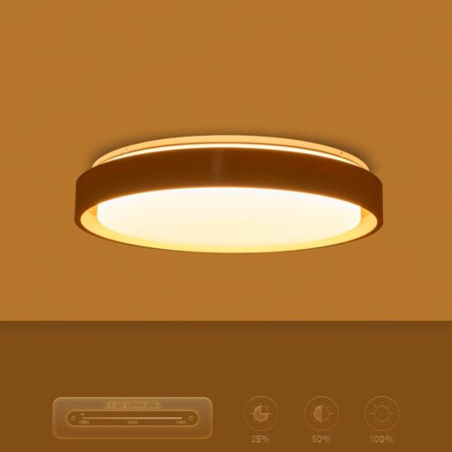 kelvo® BARCHETTA KLV-101-0267-V2 Φωτιστικό Οροφής LED 72W 7200lm 120° AC 220-240V IP20 Ρυθμιζόμενο Λευκό CCT με Χειριστήριο από 2700K έως 6000K Dimmable – Lumileds SMD Chip – Λευκό & Σαμπανιζέ Χρυσό Ματ – Μ48 x Π48 x Υ8.2cm – 3 Χρόνια Εγγύηση