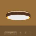 kelvo® BARCHETTA KLV-101-0267-V2 Φωτιστικό Οροφής LED 72W 7200lm 120° AC 220-240V IP20 Ρυθμιζόμενο Λευκό CCT με Χειριστήριο από 2700K έως 6000K Dimmable – Lumileds SMD Chip – Λευκό & Σαμπανιζέ Χρυσό Ματ – Μ48 x Π48 x Υ8.2cm – 3 Χρόνια Εγγύηση