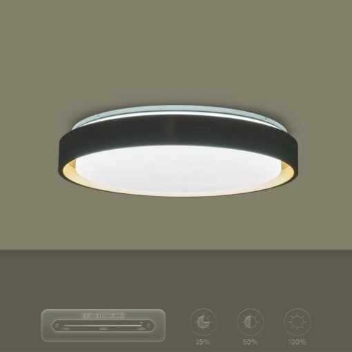 kelvo® BARCHETTA KLV-101-0267-V2 Φωτιστικό Οροφής LED 72W 7200lm 120° AC 220-240V IP20 Ρυθμιζόμενο Λευκό CCT με Χειριστήριο από 2700K έως 6000K Dimmable – Lumileds SMD Chip – Λευκό & Σαμπανιζέ Χρυσό Ματ – Μ48 x Π48 x Υ8.2cm – 3 Χρόνια Εγγύηση