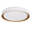 kelvo® BARCHETTA KLV-101-0267-V2 Φωτιστικό Οροφής LED 72W 7200lm 120° AC 220-240V IP20 Ρυθμιζόμενο Λευκό CCT με Χειριστήριο από 2700K έως 6000K Dimmable – Lumileds SMD Chip – Λευκό & Σαμπανιζέ Χρυσό Ματ – Μ48 x Π48 x Υ8.2cm – 3 Χρόνια Εγγύηση