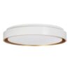kelvo® BARCHETTA KLV-101-0267-V2 Φωτιστικό Οροφής LED 72W 7200lm 120° AC 220-240V IP20 Ρυθμιζόμενο Λευκό CCT με Χειριστήριο από 2700K έως 6000K Dimmable – Lumileds SMD Chip – Λευκό & Σαμπανιζέ Χρυσό Ματ – Μ48 x Π48 x Υ8.2cm – 3 Χρόνια Εγγύηση