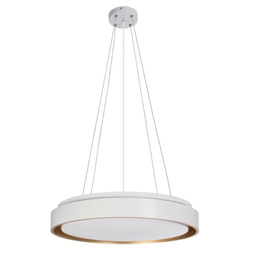 kelvo® BARCHETTA KLV-101-0267-V2 Φωτιστικό Οροφής LED 72W 7200lm 120° AC 220-240V IP20 Ρυθμιζόμενο Λευκό CCT με Χειριστήριο από 2700K έως 6000K Dimmable – Lumileds SMD Chip – Λευκό & Σαμπανιζέ Χρυσό Ματ – Μ48 x Π48 x Υ8.2cm – 3 Χρόνια Εγγύηση