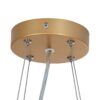 kelvo® BARCHETTA KLV-101-0268 Κρεμαστό Φωτιστικό Οροφής LED 72W 7200lm 120° AC 220-240V IP20 Ρυθμιζόμενο Λευκό CCT με Χειριστήριο από 2700K έως 6000K Dimmable – Lumileds SMD Chip – Σαμπανιζέ Χρυσό Ματ – Μ48 x Π48 x Υ8.2cm – 3 Χρόνια Εγγύηση