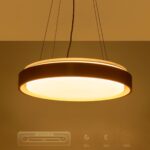 kelvo® BARCHETTA KLV-101-0268 Κρεμαστό Φωτιστικό Οροφής LED 72W 7200lm 120° AC 220-240V IP20 Ρυθμιζόμενο Λευκό CCT με Χειριστήριο από 2700K έως 6000K Dimmable – Lumileds SMD Chip – Σαμπανιζέ Χρυσό Ματ – Μ48 x Π48 x Υ8.2cm – 3 Χρόνια Εγγύηση
