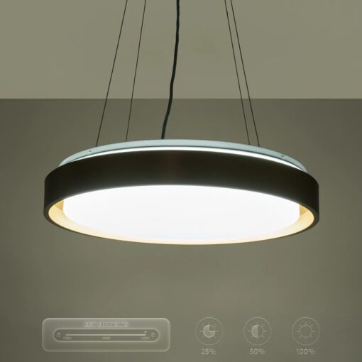 kelvo® BARCHETTA KLV-101-0268 Κρεμαστό Φωτιστικό Οροφής LED 72W 7200lm 120° AC 220-240V IP20 Ρυθμιζόμενο Λευκό CCT με Χειριστήριο από 2700K έως 6000K Dimmable – Lumileds SMD Chip – Σαμπανιζέ Χρυσό Ματ – Μ48 x Π48 x Υ8.2cm – 3 Χρόνια Εγγύηση