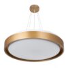 kelvo® BARCHETTA KLV-101-0268 Κρεμαστό Φωτιστικό Οροφής LED 72W 7200lm 120° AC 220-240V IP20 Ρυθμιζόμενο Λευκό CCT με Χειριστήριο από 2700K έως 6000K Dimmable – Lumileds SMD Chip – Σαμπανιζέ Χρυσό Ματ – Μ48 x Π48 x Υ8.2cm – 3 Χρόνια Εγγύηση