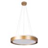 kelvo® BARCHETTA KLV-101-0268 Κρεμαστό Φωτιστικό Οροφής LED 72W 7200lm 120° AC 220-240V IP20 Ρυθμιζόμενο Λευκό CCT με Χειριστήριο από 2700K έως 6000K Dimmable – Lumileds SMD Chip – Σαμπανιζέ Χρυσό Ματ – Μ48 x Π48 x Υ8.2cm – 3 Χρόνια Εγγύηση