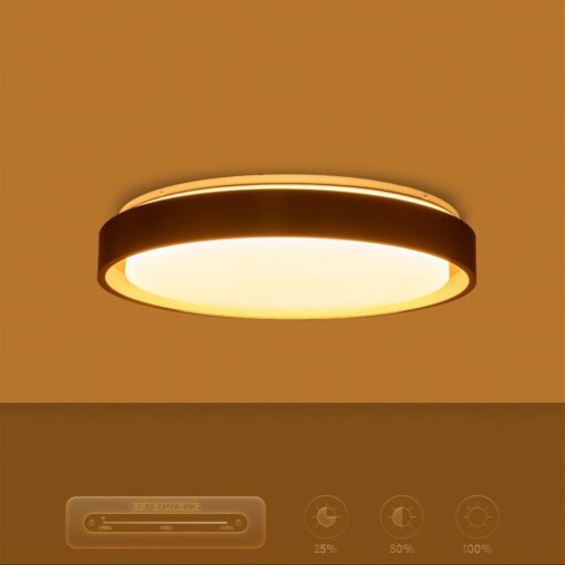 kelvo® BARCHETTA KLV-101-0268-V2 Φωτιστικό Οροφής LED 72W 7200lm 120° AC 220-240V IP20 Ρυθμιζόμενο Λευκό CCT με Χειριστήριο από 2700K έως 6000K Dimmable – Lumileds SMD Chip – Σαμπανιζέ Χρυσό Ματ – Μ48 x Π48 x Υ8.2cm – 3 Χρόνια Εγγύηση