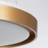 kelvo® BARCHETTA KLV-101-0268-V2 Φωτιστικό Οροφής LED 72W 7200lm 120° AC 220-240V IP20 Ρυθμιζόμενο Λευκό CCT με Χειριστήριο από 2700K έως 6000K Dimmable – Lumileds SMD Chip – Σαμπανιζέ Χρυσό Ματ – Μ48 x Π48 x Υ8.2cm – 3 Χρόνια Εγγύηση