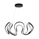 kelvo® TARANTULA KLV-101-0269 Κρεμαστό Φωτιστικό Οροφής LED 120W 12000lm 360° AC 220-240V IP20 Ρυθμιζόμενο Λευκό CCT με Χειριστήριο από 2700K έως 6000K Dimmable – Lumileds SMD Chip – Μαύρο Ματ – Μ78 x Π78 x Υ31.5cm – 3 Χρόνια Εγγύηση