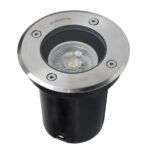 kelvo® KERIA KLV-101-0275 Χωνευτό Φωτιστικό Σποτ Δαπέδου για Λάμπα MR16 με Ντουί GU10 AC 220-240V Αδιάβροχο IP68 IK09 – Ανοξείδωτο Ατσάλι SS316 – Μ11 x Π11 x Υ11.5cm / Q10.4cm