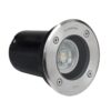 kelvo® KERIA KLV-101-0275 Χωνευτό Φωτιστικό Σποτ Δαπέδου για Λάμπα MR16 με Ντουί GU10 AC 220-240V Αδιάβροχο IP68 IK09 – Ανοξείδωτο Ατσάλι SS316 – Μ11 x Π11 x Υ11.5cm / Q10.4cm
