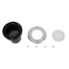 kelvo® KERIA KLV-101-0275 Χωνευτό Φωτιστικό Σποτ Δαπέδου για Λάμπα MR16 με Ντουί GU10 AC 220-240V Αδιάβροχο IP68 IK09 – Ανοξείδωτο Ατσάλι SS316 – Μ11 x Π11 x Υ11.5cm / Q10.4cm