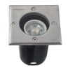 kelvo® KERIA KLV-101-0276 Χωνευτό Φωτιστικό Σποτ Δαπέδου για Λάμπα MR16 με Ντουί GU10 AC 220-240V Αδιάβροχο IP68 IK09 – Ανοξείδωτο Ατσάλι SS316 – Μ11 x Π11 x Υ11.5cm / Q10.4cm