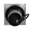 kelvo® KERIA KLV-101-0276 Χωνευτό Φωτιστικό Σποτ Δαπέδου για Λάμπα MR16 με Ντουί GU10 AC 220-240V Αδιάβροχο IP68 IK09 – Ανοξείδωτο Ατσάλι SS316 – Μ11 x Π11 x Υ11.5cm / Q10.4cm