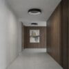 kelvo® SALEM KLV-101-0277 Φωτιστικό Οροφής LED 75W 7500lm 120° AC 220-240V IP20 Ρυθμιζόμενο Λευκό CCT με Χειριστήριο από 2700K έως 6000K Dimmable – Lumileds SMD Chip – Μαύρο Ματ – Μ45 x Π45 x Υ9.5cm – 3 Χρόνια Εγγύηση