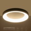 kelvo® SALEM KLV-101-0277 Φωτιστικό Οροφής LED 75W 7500lm 120° AC 220-240V IP20 Ρυθμιζόμενο Λευκό CCT με Χειριστήριο από 2700K έως 6000K Dimmable – Lumileds SMD Chip – Μαύρο Ματ – Μ45 x Π45 x Υ9.5cm – 3 Χρόνια Εγγύηση