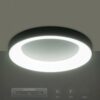 kelvo® SALEM KLV-101-0277 Φωτιστικό Οροφής LED 75W 7500lm 120° AC 220-240V IP20 Ρυθμιζόμενο Λευκό CCT με Χειριστήριο από 2700K έως 6000K Dimmable – Lumileds SMD Chip – Μαύρο Ματ – Μ45 x Π45 x Υ9.5cm – 3 Χρόνια Εγγύηση