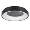 kelvo® SALEM KLV-101-0277 Φωτιστικό Οροφής LED 75W 7500lm 120° AC 220-240V IP20 Ρυθμιζόμενο Λευκό CCT με Χειριστήριο από 2700K έως 6000K Dimmable – Lumileds SMD Chip – Μαύρο Ματ – Μ45 x Π45 x Υ9.5cm – 3 Χρόνια Εγγύηση