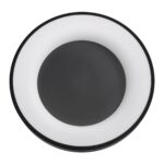 kelvo® SALEM KLV-101-0277 Φωτιστικό Οροφής LED 75W 7500lm 120° AC 220-240V IP20 Ρυθμιζόμενο Λευκό CCT με Χειριστήριο από 2700K έως 6000K Dimmable – Lumileds SMD Chip – Μαύρο Ματ – Μ45 x Π45 x Υ9.5cm – 3 Χρόνια Εγγύηση