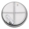 kelvo® SALEM KLV-101-0277 Φωτιστικό Οροφής LED 75W 7500lm 120° AC 220-240V IP20 Ρυθμιζόμενο Λευκό CCT με Χειριστήριο από 2700K έως 6000K Dimmable – Lumileds SMD Chip – Μαύρο Ματ – Μ45 x Π45 x Υ9.5cm – 3 Χρόνια Εγγύηση