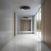 kelvo® SALEM KLV-101-0280 Φωτιστικό Οροφής LED 75W 7500lm 120° AC 220-240V IP20 Ρυθμιζόμενο Λευκό CCT με Χειριστήριο από 2700K έως 6000K Dimmable – Lumileds SMD Chip – Καφέ Ματ – Μ45 x Π45 x Υ9.5cm – 3 Χρόνια Εγγύηση