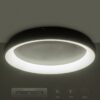 kelvo® SALEM KLV-101-0280 Φωτιστικό Οροφής LED 75W 7500lm 120° AC 220-240V IP20 Ρυθμιζόμενο Λευκό CCT με Χειριστήριο από 2700K έως 6000K Dimmable – Lumileds SMD Chip – Καφέ Ματ – Μ45 x Π45 x Υ9.5cm – 3 Χρόνια Εγγύηση
