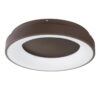 kelvo® SALEM KLV-101-0280 Φωτιστικό Οροφής LED 75W 7500lm 120° AC 220-240V IP20 Ρυθμιζόμενο Λευκό CCT με Χειριστήριο από 2700K έως 6000K Dimmable – Lumileds SMD Chip – Καφέ Ματ – Μ45 x Π45 x Υ9.5cm – 3 Χρόνια Εγγύηση