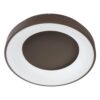 kelvo® SALEM KLV-101-0280 Φωτιστικό Οροφής LED 75W 7500lm 120° AC 220-240V IP20 Ρυθμιζόμενο Λευκό CCT με Χειριστήριο από 2700K έως 6000K Dimmable – Lumileds SMD Chip – Καφέ Ματ – Μ45 x Π45 x Υ9.5cm – 3 Χρόνια Εγγύηση