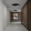 kelvo® SALEM KLV-101-0281 Φωτιστικό Οροφής LED 105W 10500lm 120° AC 220-240V IP20 Ρυθμιζόμενο Λευκό CCT με Χειριστήριο από 2700K έως 6000K Dimmable – Lumileds SMD Chip – Μαύρο Ματ – Μ60 x Π60 x Υ9.5cm – 3 Χρόνια Εγγύηση