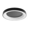 kelvo® SALEM KLV-101-0281 Φωτιστικό Οροφής LED 105W 10500lm 120° AC 220-240V IP20 Ρυθμιζόμενο Λευκό CCT με Χειριστήριο από 2700K έως 6000K Dimmable – Lumileds SMD Chip – Μαύρο Ματ – Μ60 x Π60 x Υ9.5cm – 3 Χρόνια Εγγύηση