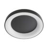 kelvo® SALEM KLV-101-0281 Φωτιστικό Οροφής LED 105W 10500lm 120° AC 220-240V IP20 Ρυθμιζόμενο Λευκό CCT με Χειριστήριο από 2700K έως 6000K Dimmable – Lumileds SMD Chip – Μαύρο Ματ – Μ60 x Π60 x Υ9.5cm – 3 Χρόνια Εγγύηση