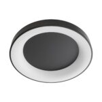 kelvo® SALEM KLV-101-0281 Φωτιστικό Οροφής LED 105W 10500lm 120° AC 220-240V IP20 Ρυθμιζόμενο Λευκό CCT με Χειριστήριο από 2700K έως 6000K Dimmable – Lumileds SMD Chip – Μαύρο Ματ – Μ60 x Π60 x Υ9.5cm – 3 Χρόνια Εγγύηση