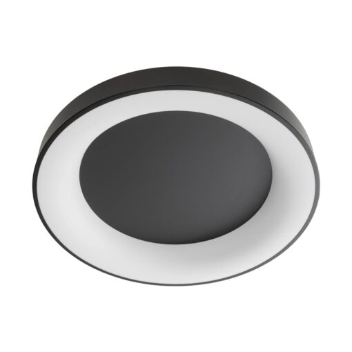 kelvo® SALEM KLV-101-0281 Φωτιστικό Οροφής LED 105W 10500lm 120° AC 220-240V IP20 Ρυθμιζόμενο Λευκό CCT με Χειριστήριο από 2700K έως 6000K Dimmable – Lumileds SMD Chip – Μαύρο Ματ – Μ60 x Π60 x Υ9.5cm – 3 Χρόνια Εγγύηση