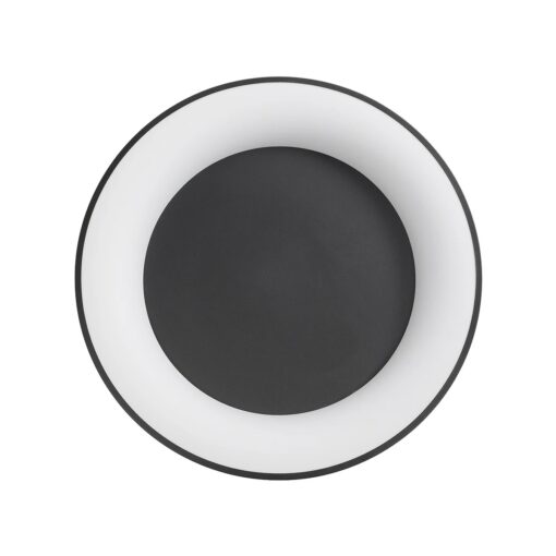 kelvo® SALEM KLV-101-0281 Φωτιστικό Οροφής LED 105W 10500lm 120° AC 220-240V IP20 Ρυθμιζόμενο Λευκό CCT με Χειριστήριο από 2700K έως 6000K Dimmable – Lumileds SMD Chip – Μαύρο Ματ – Μ60 x Π60 x Υ9.5cm – 3 Χρόνια Εγγύηση