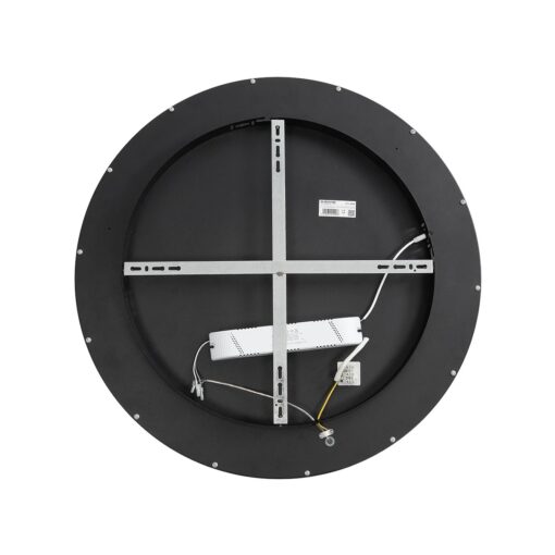 kelvo® SALEM KLV-101-0281 Φωτιστικό Οροφής LED 105W 10500lm 120° AC 220-240V IP20 Ρυθμιζόμενο Λευκό CCT με Χειριστήριο από 2700K έως 6000K Dimmable – Lumileds SMD Chip – Μαύρο Ματ – Μ60 x Π60 x Υ9.5cm – 3 Χρόνια Εγγύηση