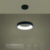 kelvo® SALEM KLV-101-0285 Κρεμαστό Φωτιστικό Οροφής LED 75W 7500lm 120° AC 220-240V IP20 Ρυθμιζόμενο Λευκό CCT με Χειριστήριο από 2700K έως 6000K Dimmable – Lumileds SMD Chip – Μαύρο Ματ – Μ45 x Π45 x Υ6cm – 3 Χρόνια Εγγύηση