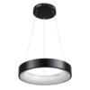 kelvo® SALEM KLV-101-0285 Κρεμαστό Φωτιστικό Οροφής LED 75W 7500lm 120° AC 220-240V IP20 Ρυθμιζόμενο Λευκό CCT με Χειριστήριο από 2700K έως 6000K Dimmable – Lumileds SMD Chip – Μαύρο Ματ – Μ45 x Π45 x Υ6cm – 3 Χρόνια Εγγύηση