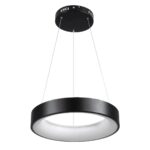 kelvo® SALEM KLV-101-0285 Κρεμαστό Φωτιστικό Οροφής LED 75W 7500lm 120° AC 220-240V IP20 Ρυθμιζόμενο Λευκό CCT με Χειριστήριο από 2700K έως 6000K Dimmable – Lumileds SMD Chip – Μαύρο Ματ – Μ45 x Π45 x Υ6cm – 3 Χρόνια Εγγύηση