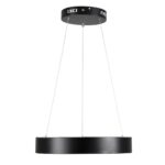 kelvo® SALEM KLV-101-0285 Κρεμαστό Φωτιστικό Οροφής LED 75W 7500lm 120° AC 220-240V IP20 Ρυθμιζόμενο Λευκό CCT με Χειριστήριο από 2700K έως 6000K Dimmable – Lumileds SMD Chip – Μαύρο Ματ – Μ45 x Π45 x Υ6cm – 3 Χρόνια Εγγύηση