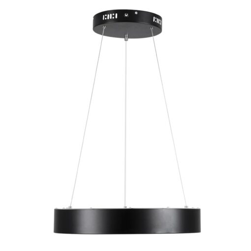 kelvo® SALEM KLV-101-0285 Κρεμαστό Φωτιστικό Οροφής LED 75W 7500lm 120° AC 220-240V IP20 Ρυθμιζόμενο Λευκό CCT με Χειριστήριο από 2700K έως 6000K Dimmable – Lumileds SMD Chip – Μαύρο Ματ – Μ45 x Π45 x Υ6cm – 3 Χρόνια Εγγύηση