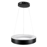 kelvo® SALEM KLV-101-0285 Κρεμαστό Φωτιστικό Οροφής LED 75W 7500lm 120° AC 220-240V IP20 Ρυθμιζόμενο Λευκό CCT με Χειριστήριο από 2700K έως 6000K Dimmable – Lumileds SMD Chip – Μαύρο Ματ – Μ45 x Π45 x Υ6cm – 3 Χρόνια Εγγύηση
