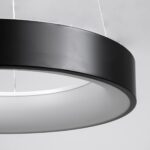 kelvo® SALEM KLV-101-0285 Κρεμαστό Φωτιστικό Οροφής LED 75W 7500lm 120° AC 220-240V IP20 Ρυθμιζόμενο Λευκό CCT με Χειριστήριο από 2700K έως 6000K Dimmable – Lumileds SMD Chip – Μαύρο Ματ – Μ45 x Π45 x Υ6cm – 3 Χρόνια Εγγύηση