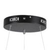 kelvo® SALEM KLV-101-0285 Κρεμαστό Φωτιστικό Οροφής LED 75W 7500lm 120° AC 220-240V IP20 Ρυθμιζόμενο Λευκό CCT με Χειριστήριο από 2700K έως 6000K Dimmable – Lumileds SMD Chip – Μαύρο Ματ – Μ45 x Π45 x Υ6cm – 3 Χρόνια Εγγύηση