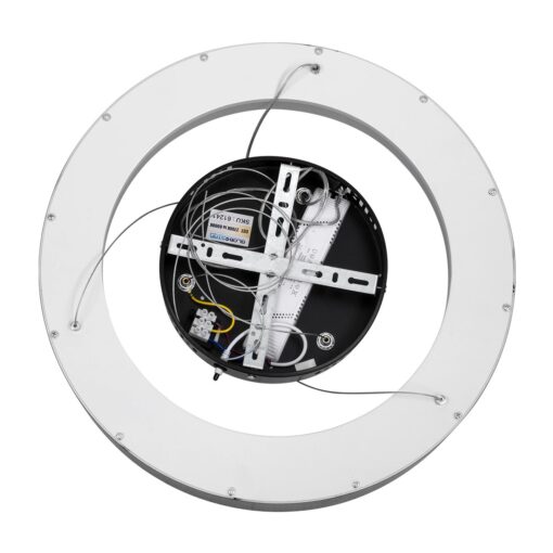 kelvo® SALEM KLV-101-0285 Κρεμαστό Φωτιστικό Οροφής LED 75W 7500lm 120° AC 220-240V IP20 Ρυθμιζόμενο Λευκό CCT με Χειριστήριο από 2700K έως 6000K Dimmable – Lumileds SMD Chip – Μαύρο Ματ – Μ45 x Π45 x Υ6cm – 3 Χρόνια Εγγύηση